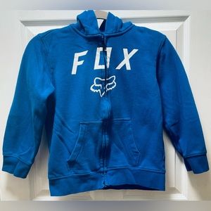 Boys fox zip up hoodie